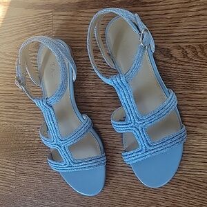 Talbots Keri salt blue sandals